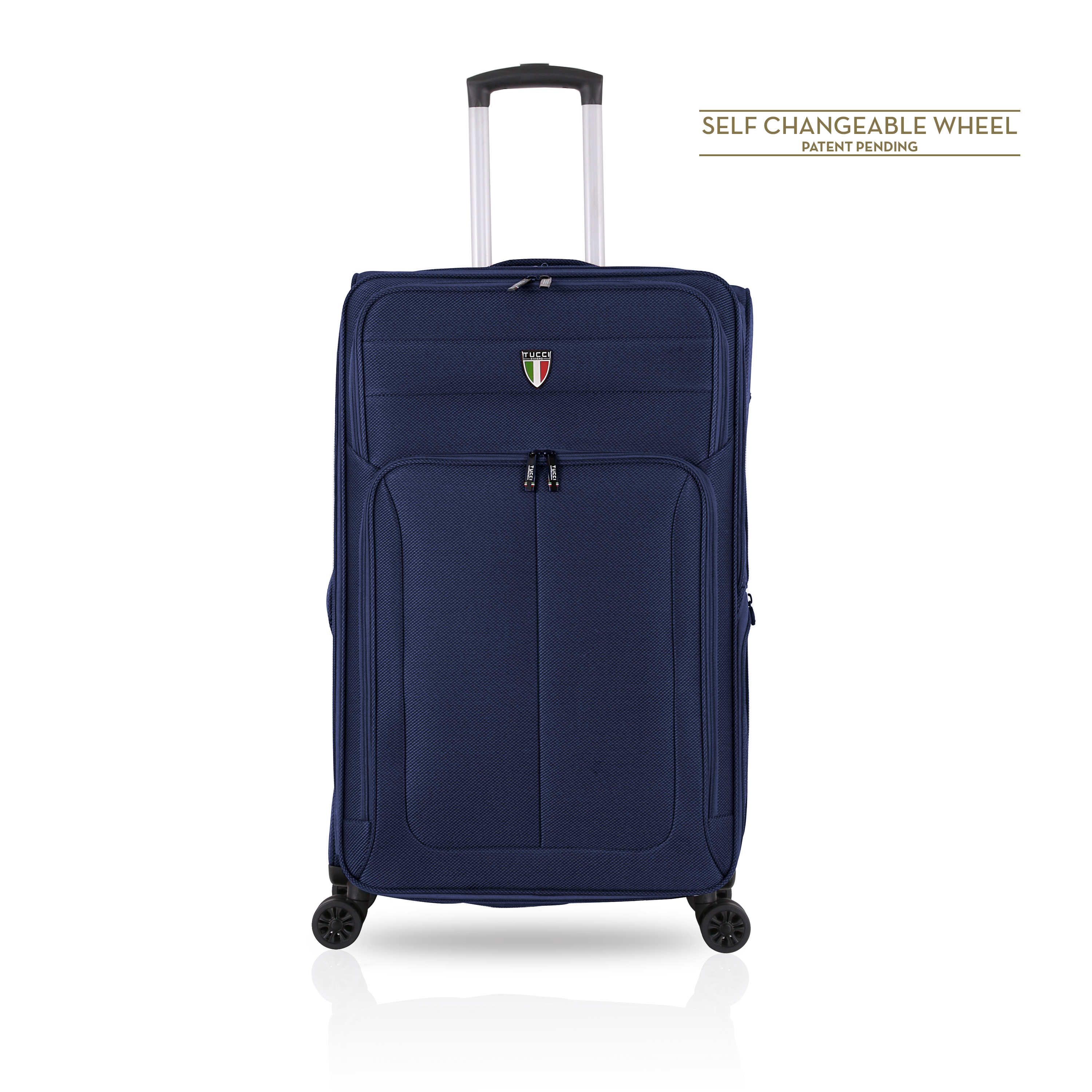 TUCCI Italy DIVISO 24" Medium Check-In Travel Luggage Suitcase