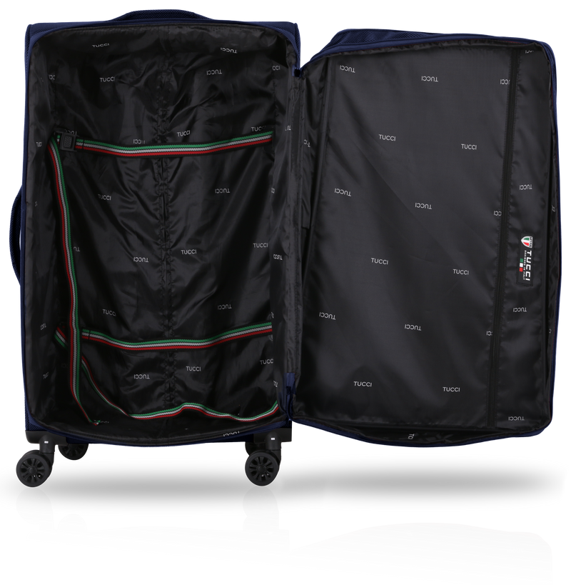 TUCCI Italy SCOPERTA ABS 3 PC (20", 24", 28") Luggage Suitcase Set
