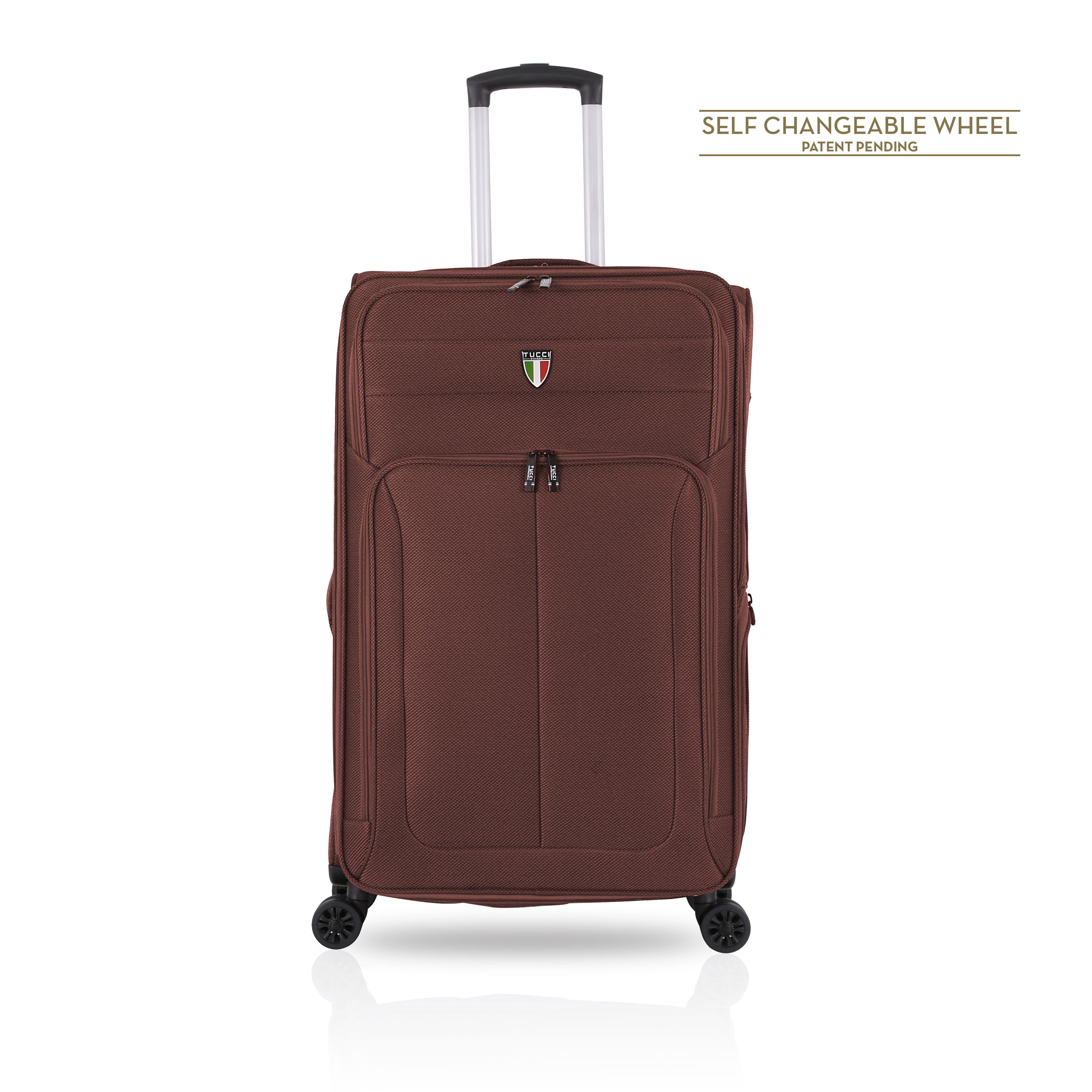 TUCCI Italy 32" DIVISO Large Spinner Wheel Luggage
