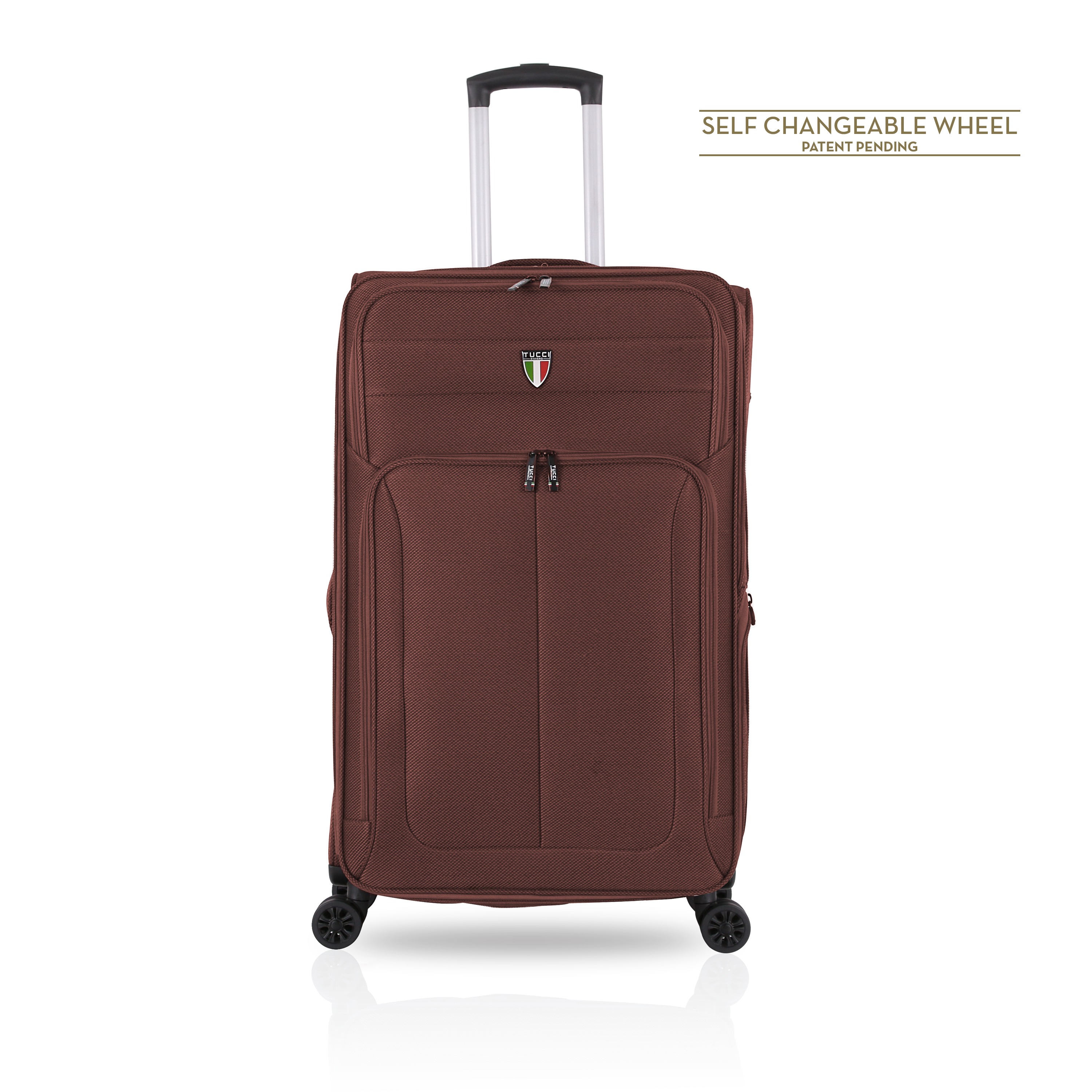 TUCCI Italy DIVISO 24" Medium Check-In Travel Luggage Suitcase