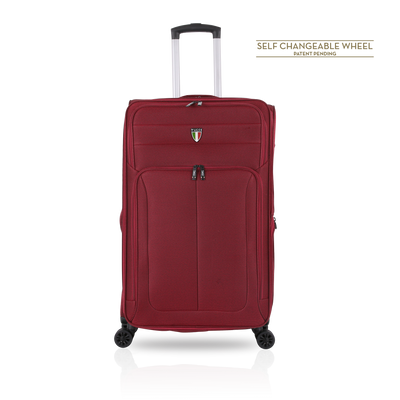 TUCCI Italy DIVISO 24" Medium Check-In Travel Luggage Suitcase