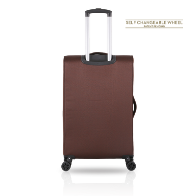 TUCCI Italy TRIPLETTA 3 PC (20", 26", 30") Softside Travel Suitcase Set