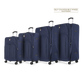 TUCCI Italy ALIANTE Set of 3 (18", 24", 28") 4-Wheeled Travel Suitcase
