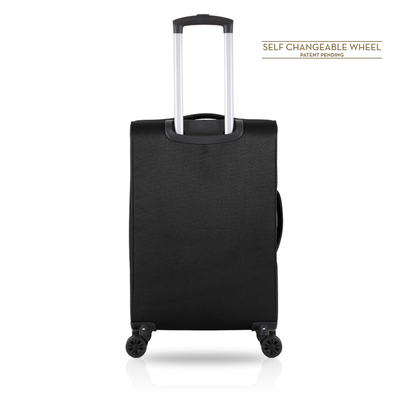 TUCCI Italy ALIANTE 24" Medium Check Luggage Suitcase