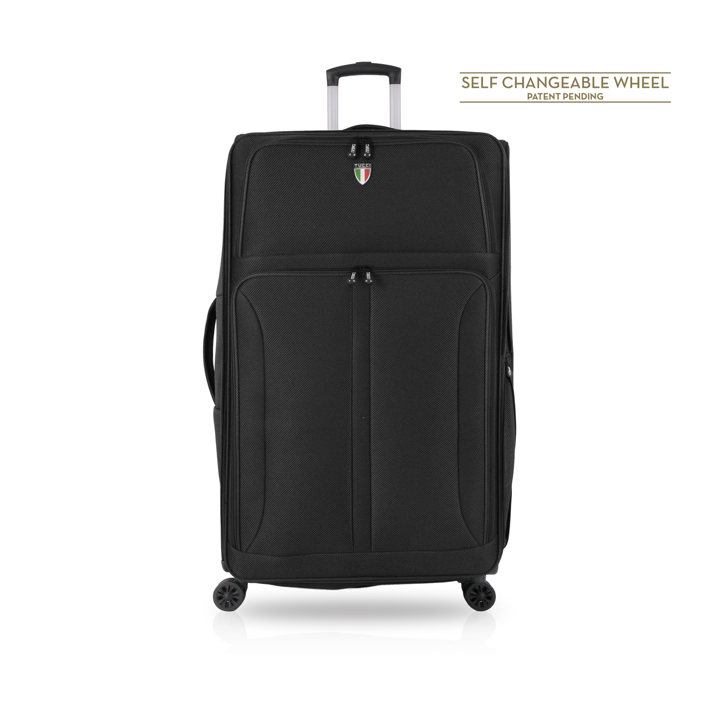 TUCCI Italy ALIANTE Set of 3 (18", 24", 28") 4-Wheeled Travel Suitcase