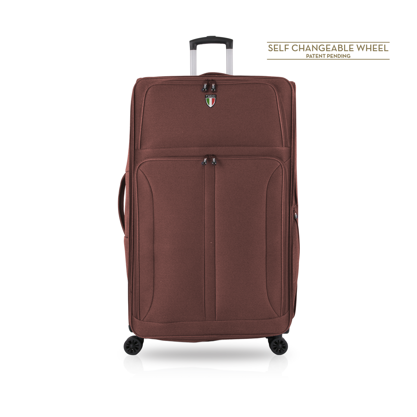 TUCCI Italy ALIANTE Set of 3 (18", 24", 28") 4-Wheeled Travel Suitcase