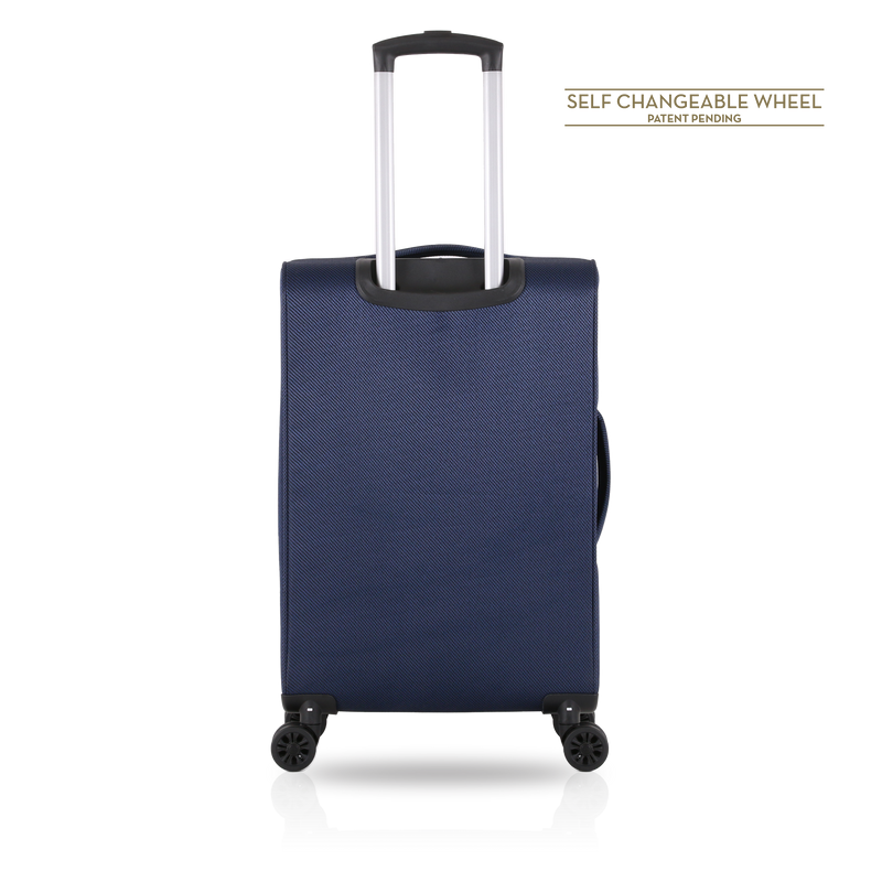 TUCCI Italy ALIANTE 18" Expandable Luggage Travel Suitcase