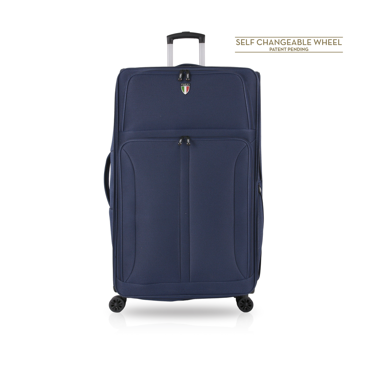 TUCCI Italy ALIANTE Set of 3 (18", 24", 28") 4-Wheeled Travel Suitcase