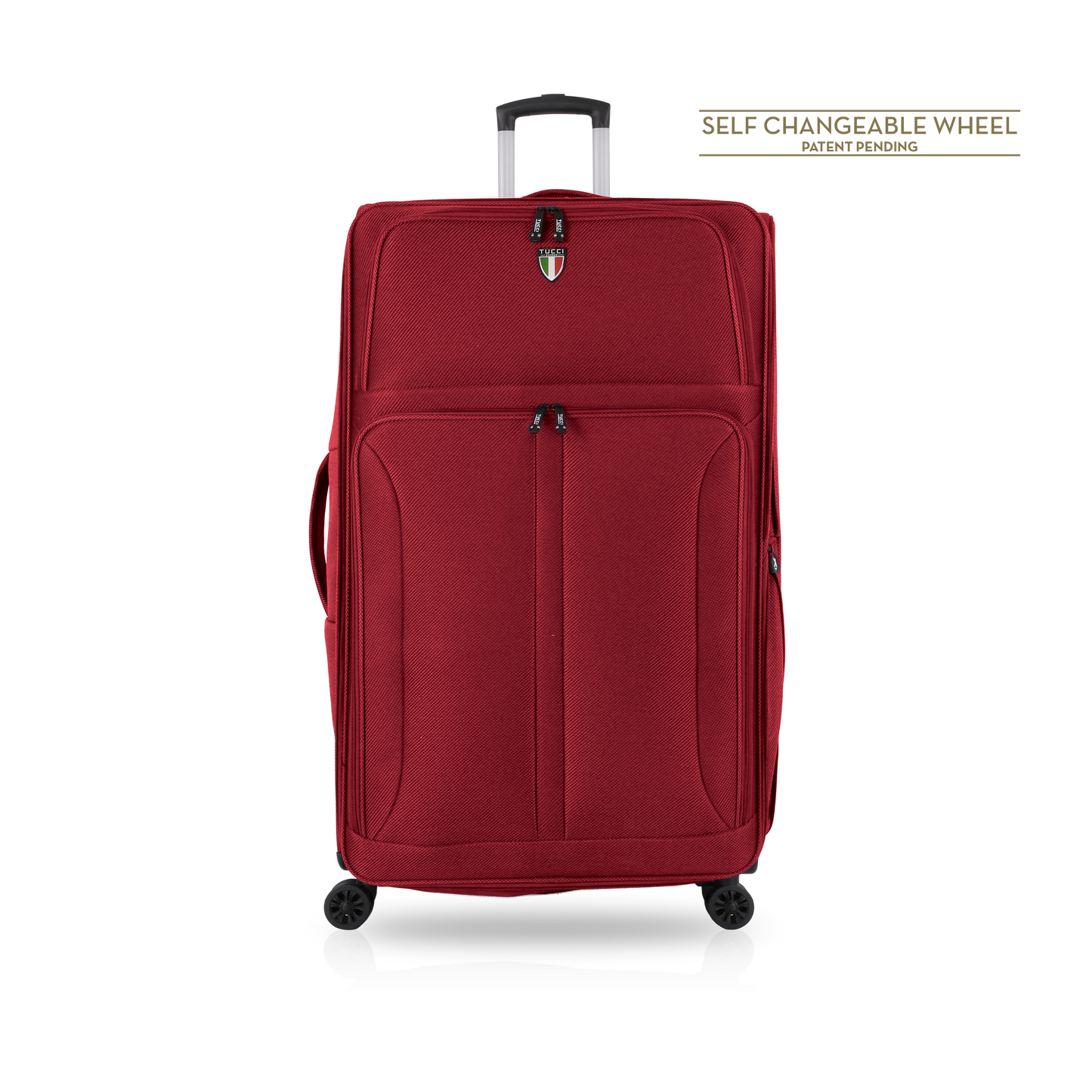 TUCCI Italy ALIANTE Set of 3 (18", 24", 28") 4-Wheeled Travel Suitcase