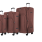 TUCCI Italy ALIANTE Set of 3 (18", 24", 28") 4-Wheeled Travel Suitcase
