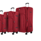 TUCCI Italy ALIANTE Set of 3 (18", 24", 28") 4-Wheeled Travel Suitcase