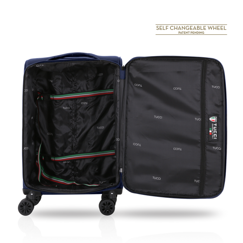 TUCCI Italy VOLO 26" Spinner Wheel Luggage Suitcase