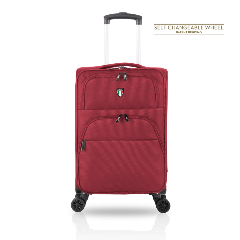 TUCCI Italy VOLO 20" Softside Luggage Suitcase