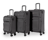 TUCCI Italy SUPREMA (20", 27", 29") Softside Detachable Wheel Luggage Set