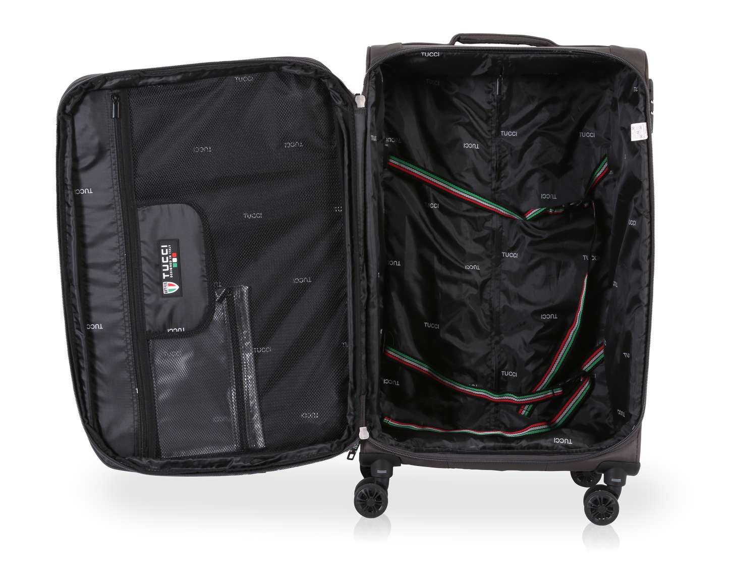 TUCCI Italy SUPERIORE (20", 27", 29") Softside Detachable Wheel Luggage Set