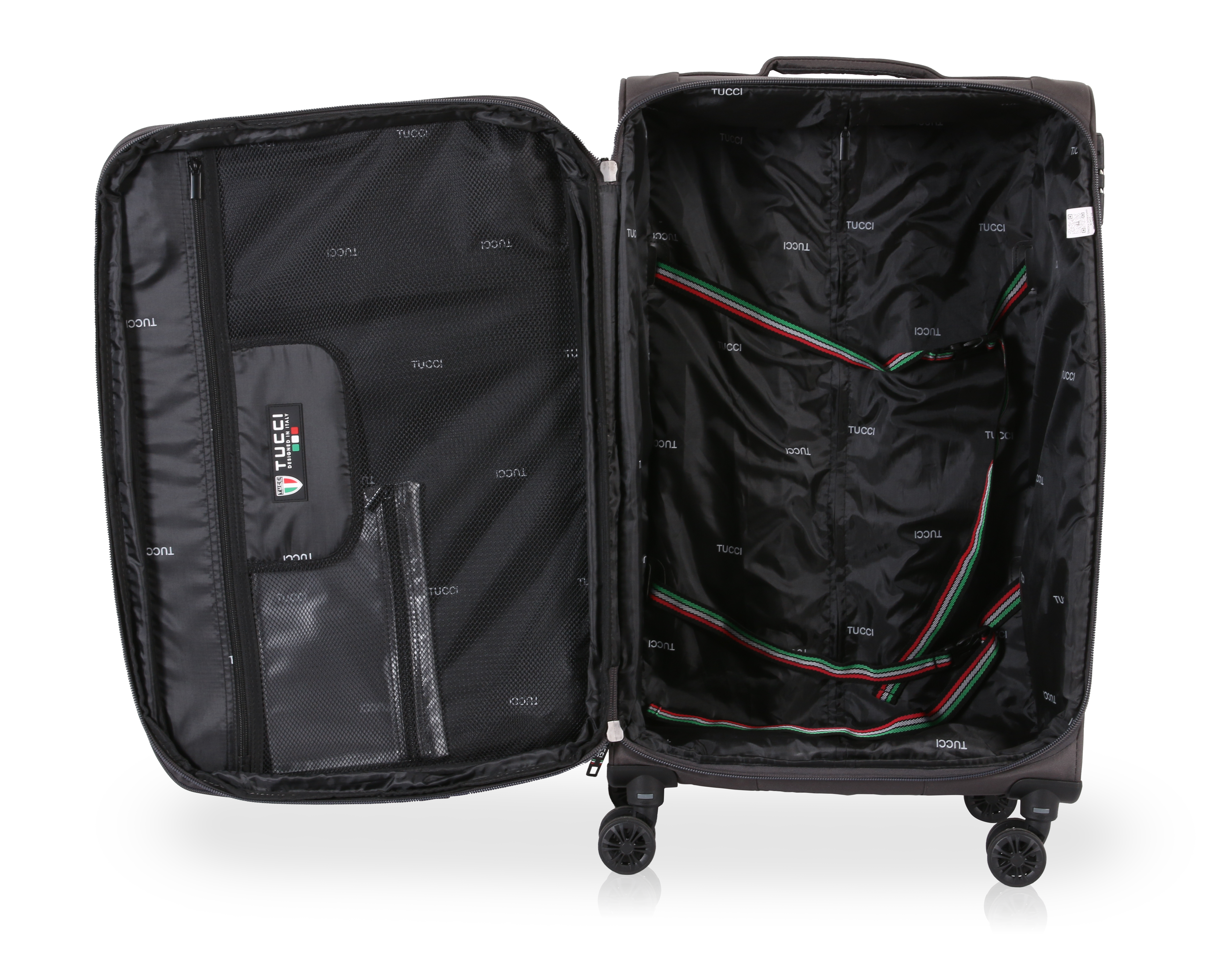 TUCCI Italy SUPERIORE (20", 27", 29") Softside Detachable Wheel Luggage Set