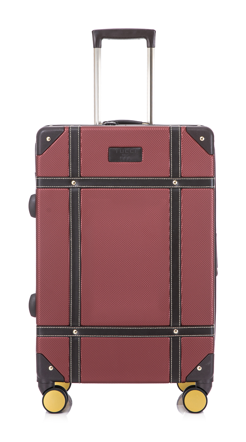 TUCCI Italy LEGATO 24-inch Vinchic Vintage Medium Luggage Suitcase