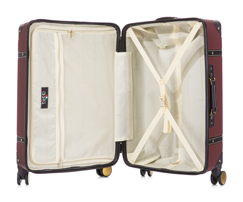 TUCCI Italy LEGATO 03 PC (20", 24", 28") Vinchic Vintage Luggage Suitcase Set