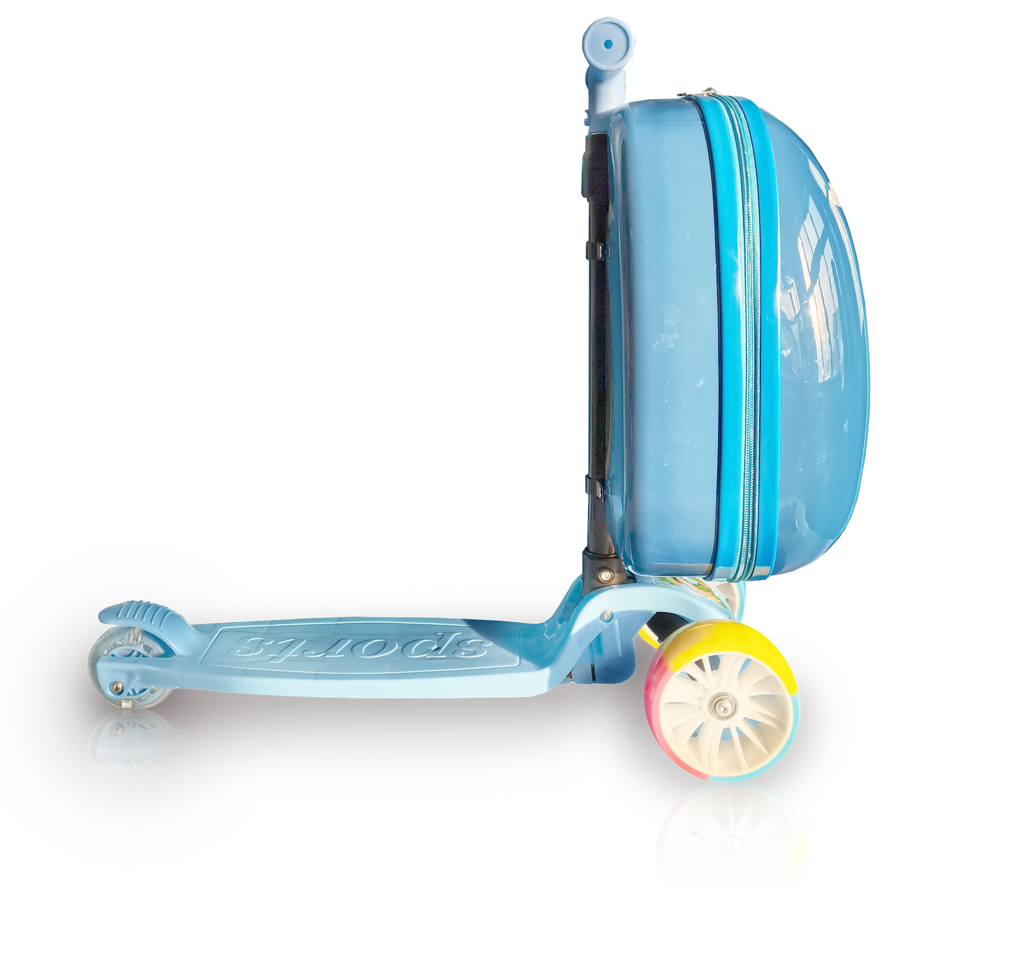 TUCCI Italy HAPPY DINO Scooter Style Kids Suitcase