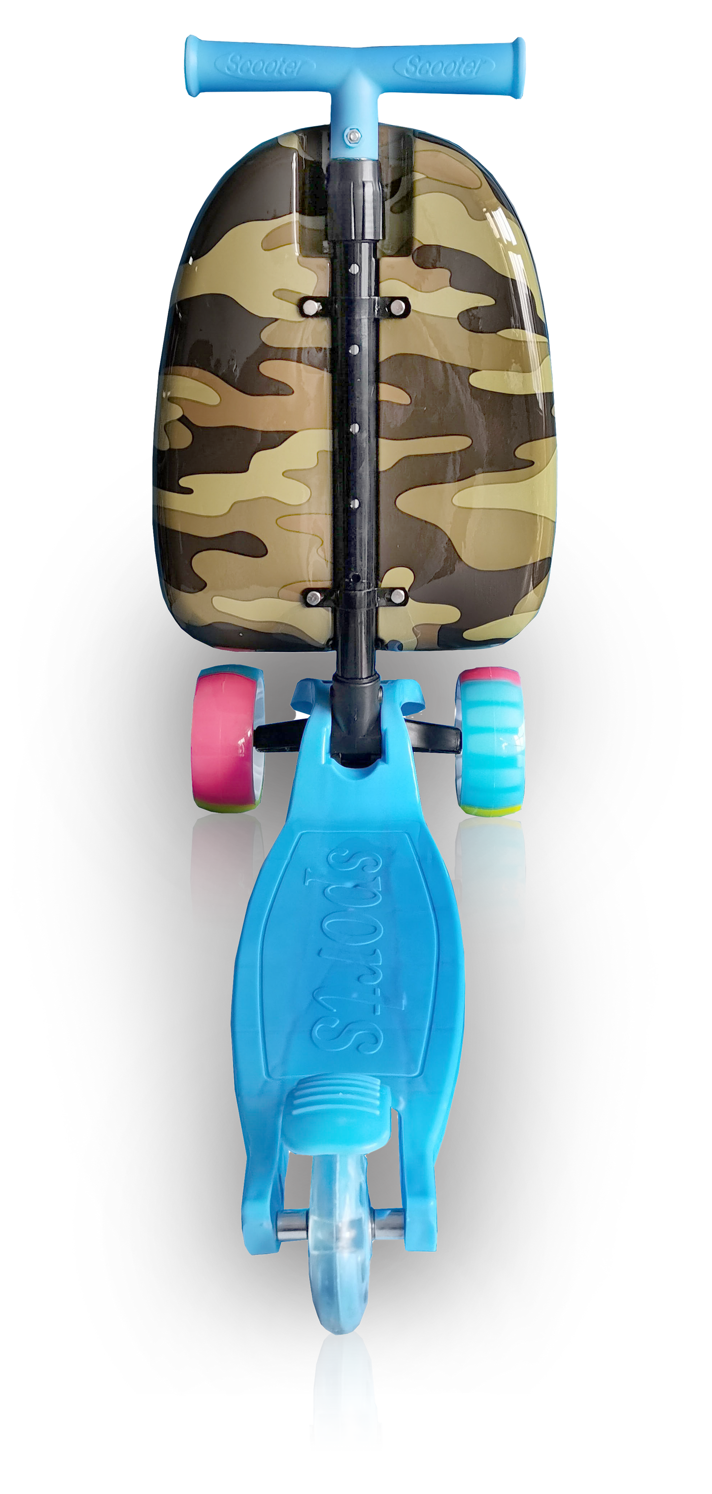 TUCCI Italy LIL' TROOPER Scooter Style Kids Suitcase