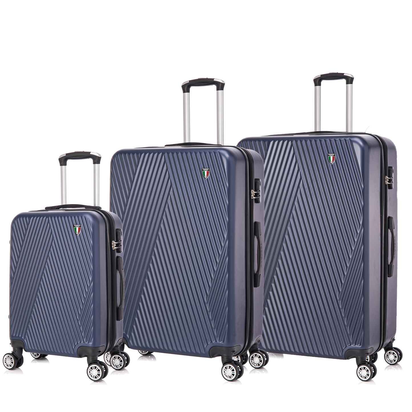 TUCCI Italy COLPI 3PC Hardside Luggage Set (20", 24", 28")