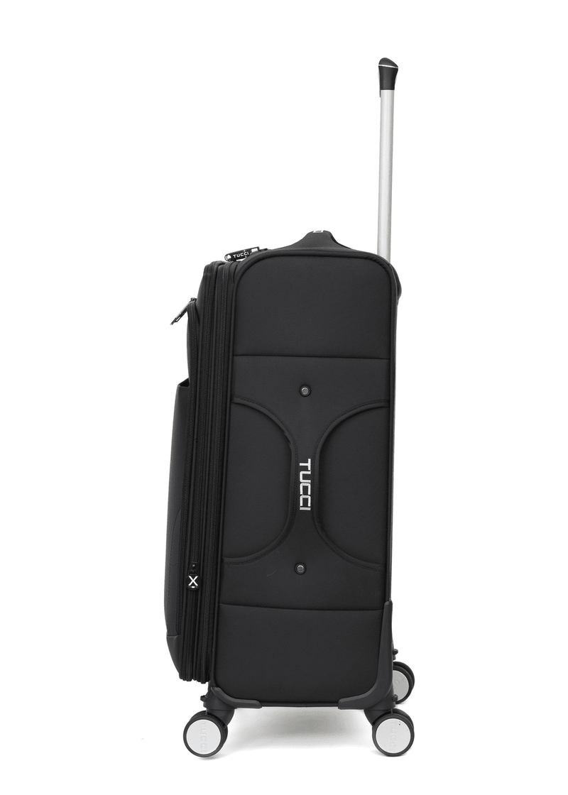 TUCCI Italy RICERCA 20" Carry On Waterproof Luggage Suitcase