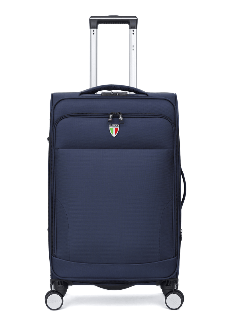 TUCCI Italy RICERCA 30" Luxury Fabric Large Waterproof Luggage Suitcase