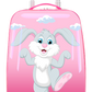TUCCI Italy HAPPY BUNNY 18" Spinner Wheel Children Suitcase