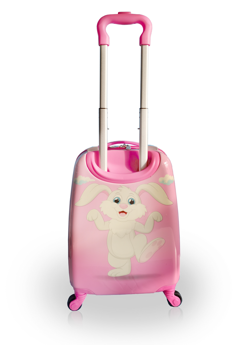 TUCCI Italy HAPPY BUNNY 18" Spinner Wheel Children Suitcase