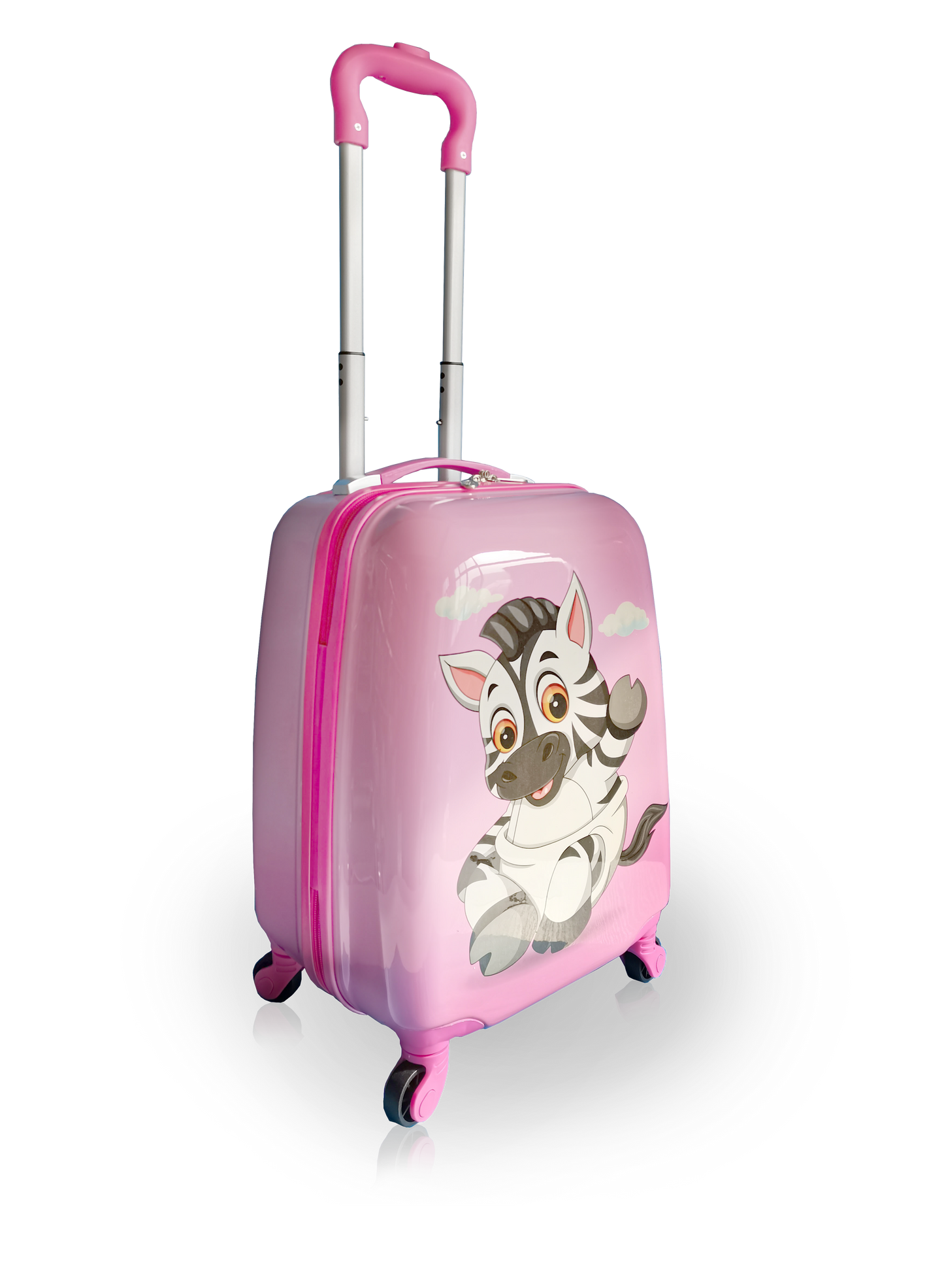 TUCCI Italy LIL' ZEBRA 18" Spinner Wheel Children Suitcase