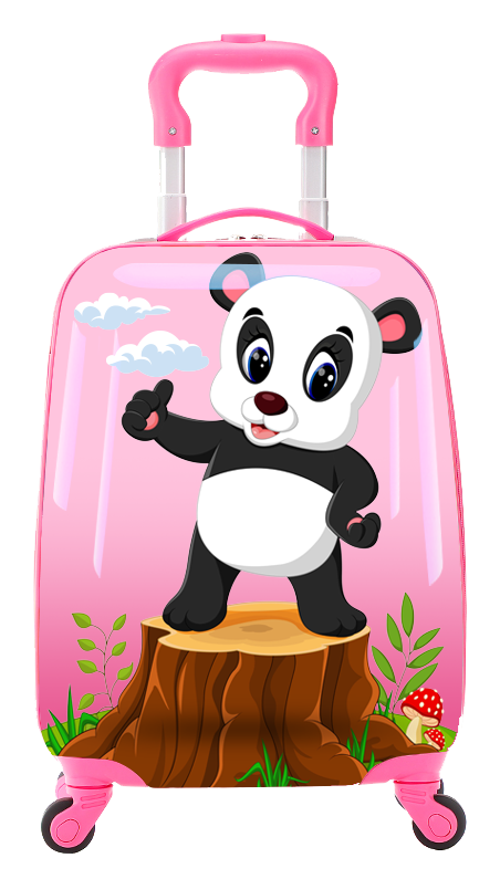 TUCCI Italy PEPPY PANDA 18" Spinner Wheel Children Suitcase