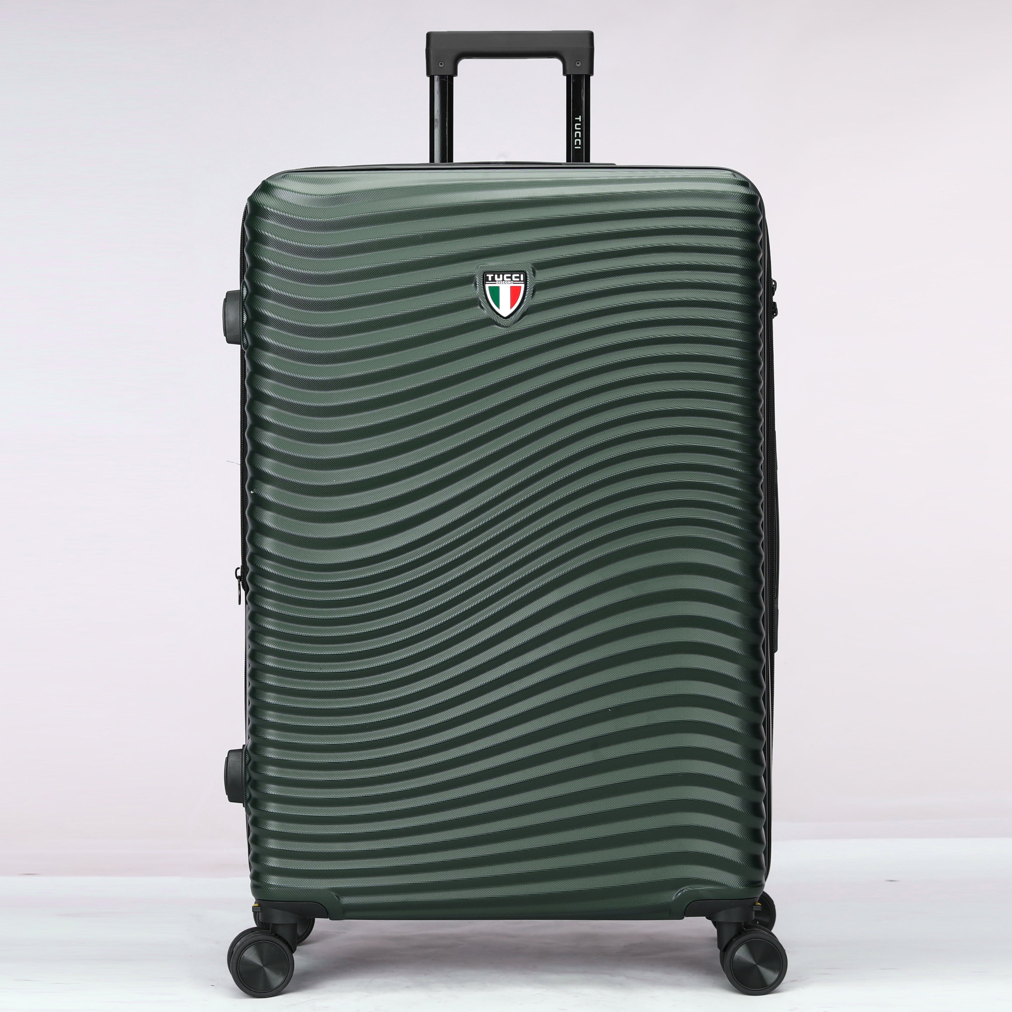 Tucci Italy Spettro 3-Piece Expandable Hardside Spinner Luggage Set, 20/28/30 Inches