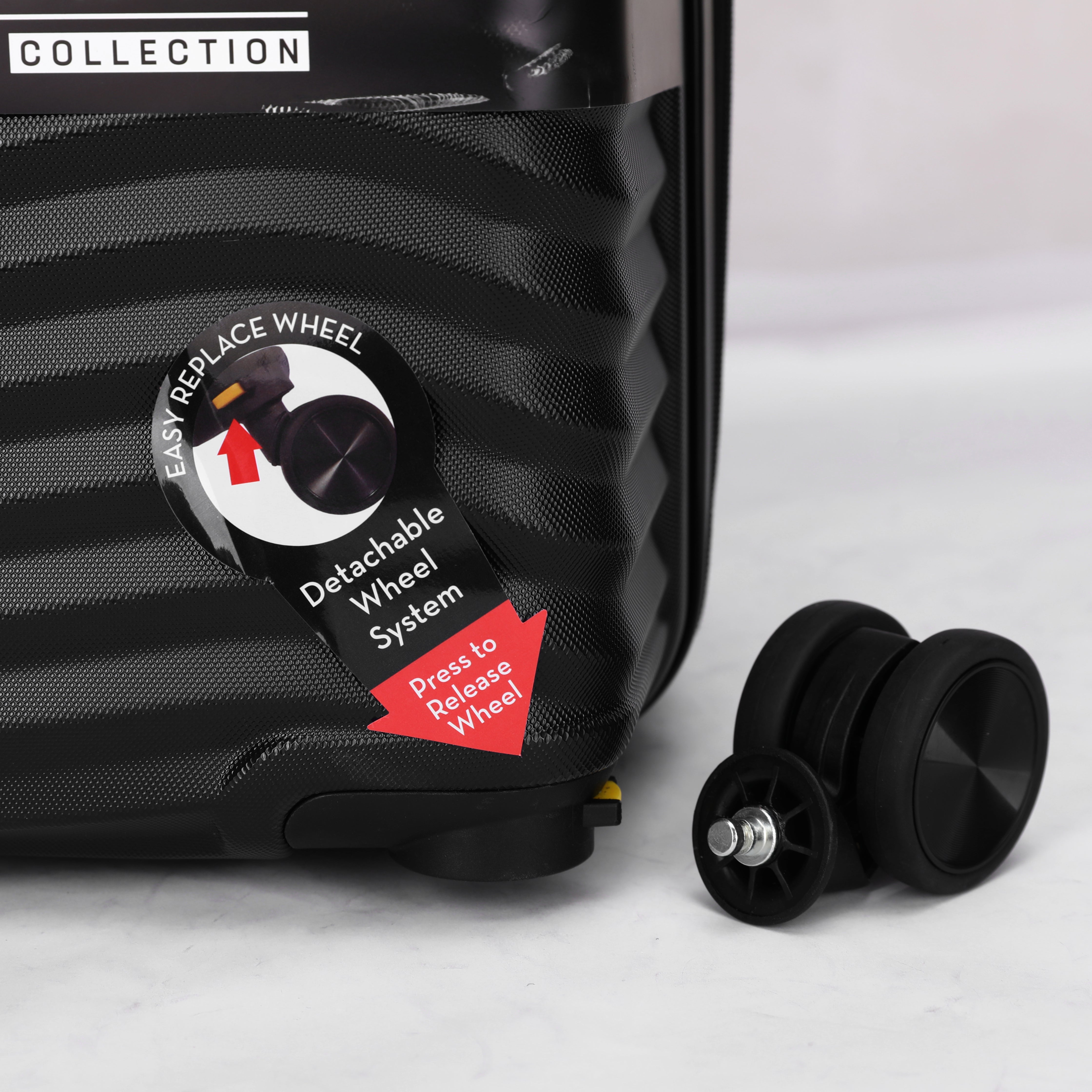 Tucci Italy Spettro 3-Piece Expandable Hardside Spinner Luggage Set, 20/28/30 Inches