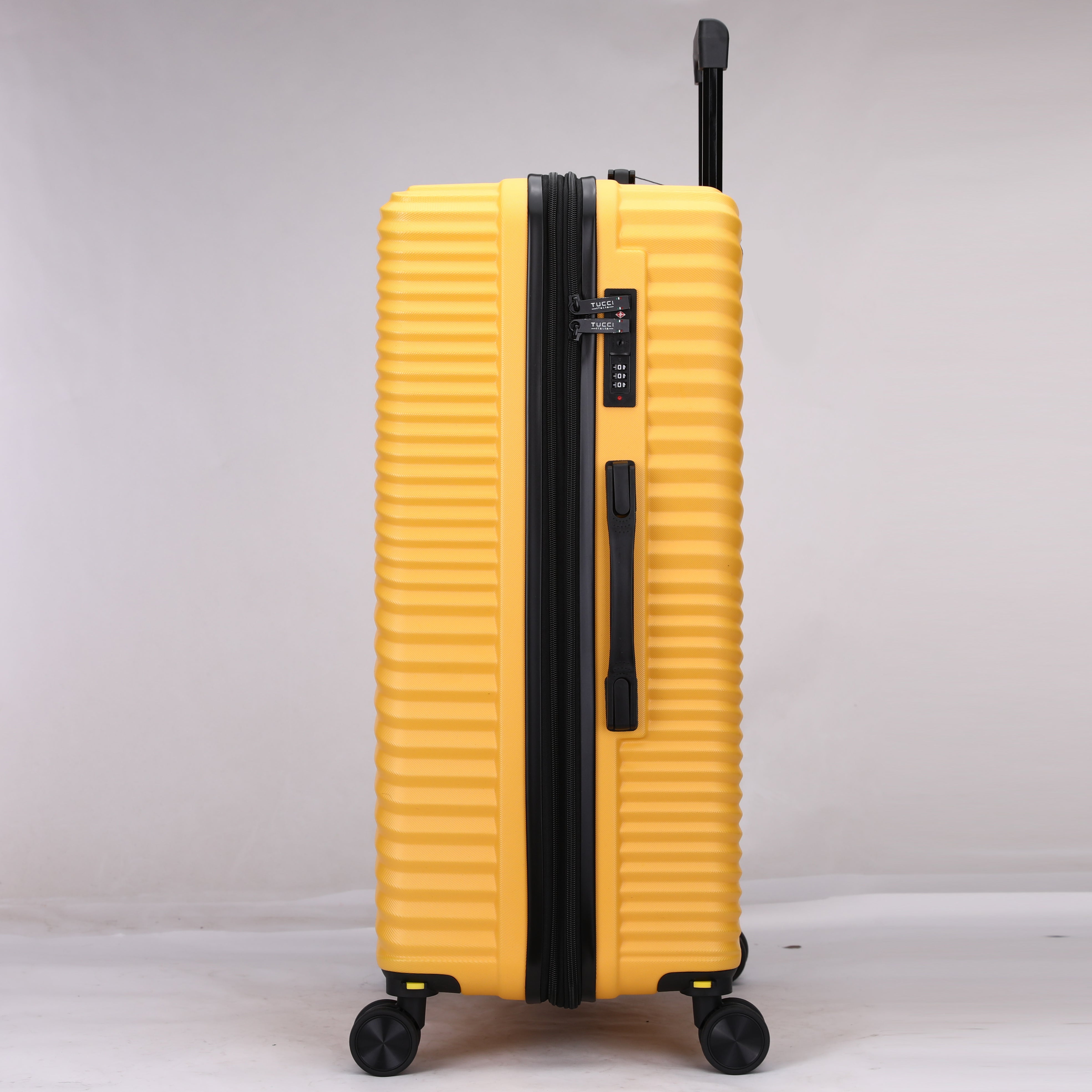 Tucci Italy Spettro 3-Piece Expandable Hardside Spinner Luggage Set, 20/28/30 Inches