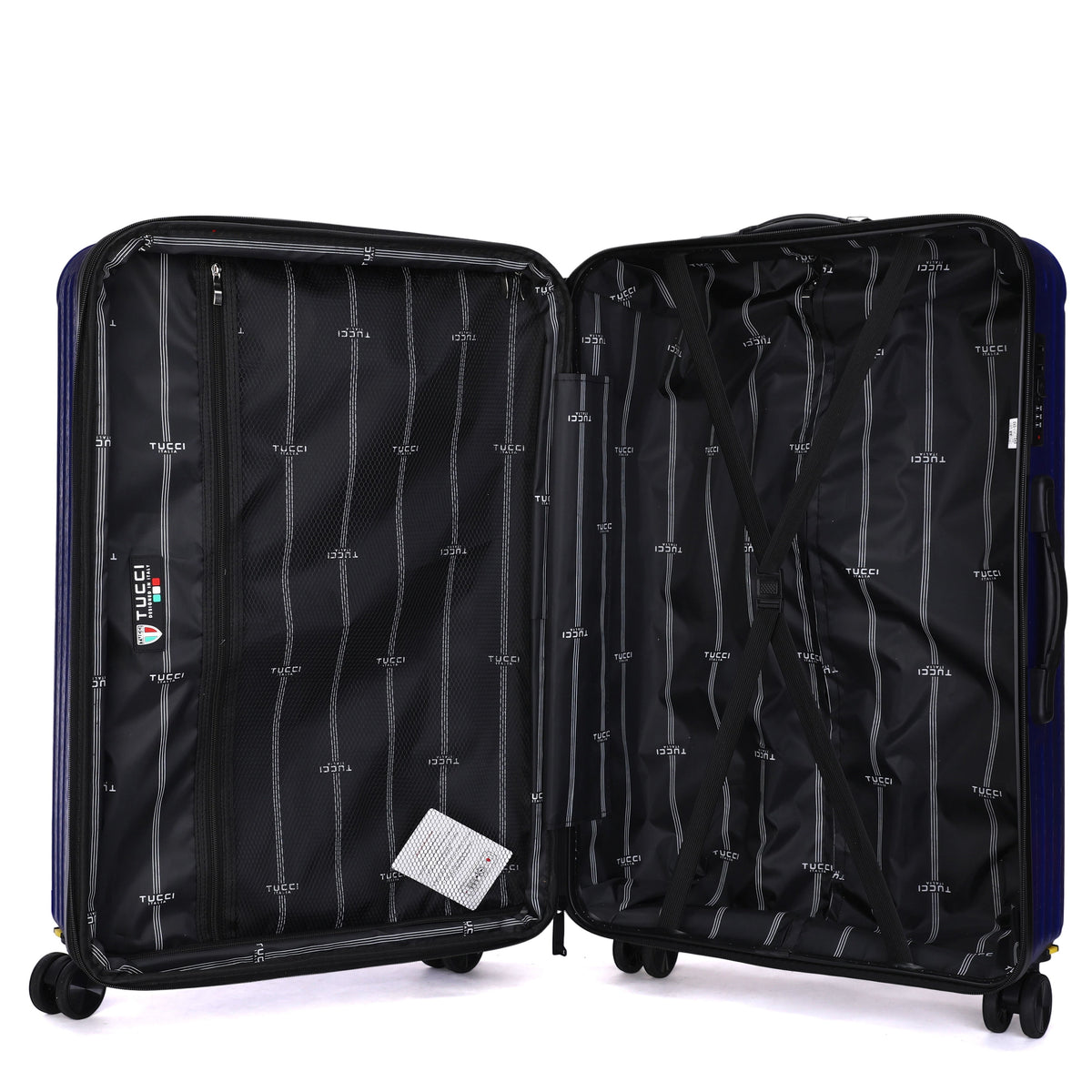 TUCCI LINEA  3-Piece Expandable Hardside Spinner Luggage Set, 20/28/30 Inches