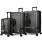 TUCCI LINEA  3-Piece Expandable Hardside Spinner Luggage Set, 20/28/30 Inches