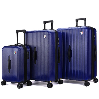 TUCCI LINEA  3-Piece Expandable Hardside Spinner Luggage Set, 20/28/30 Inches