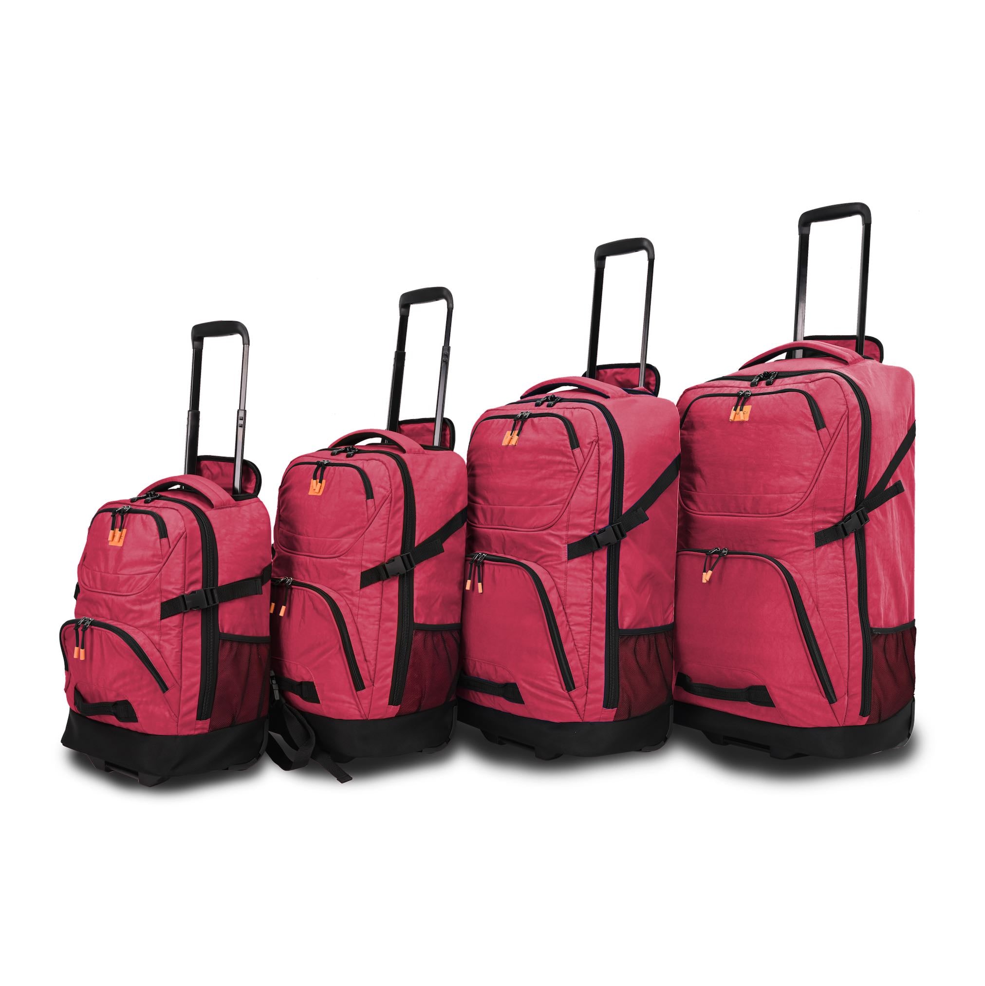 Tucci SCORRE 4pc Wheeled backpack Set