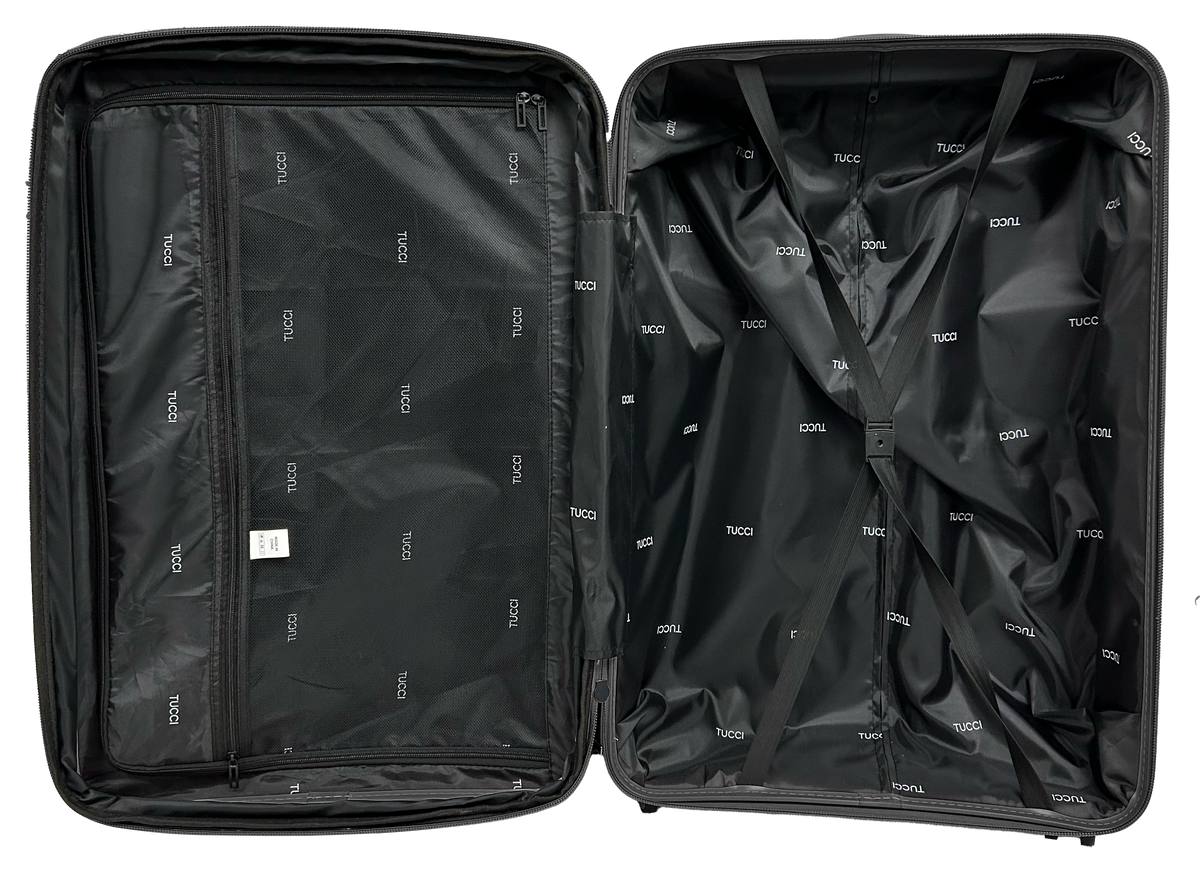 Polypropylene 3 PC Hardside Luggage Set (20", 28", 32") Matte Frosted Flexy-Armor Shell, 25% Expandable