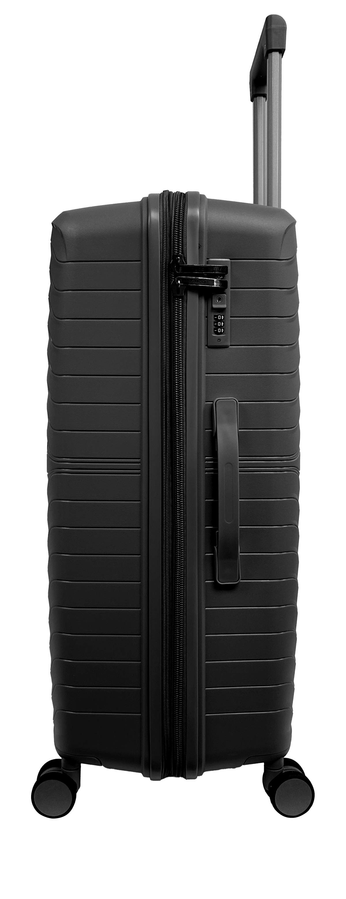 Polypropylene 3 PC Hardside Luggage Set (20", 28", 32") Matte Frosted Flexy-Armor Shell, 25% Expandable