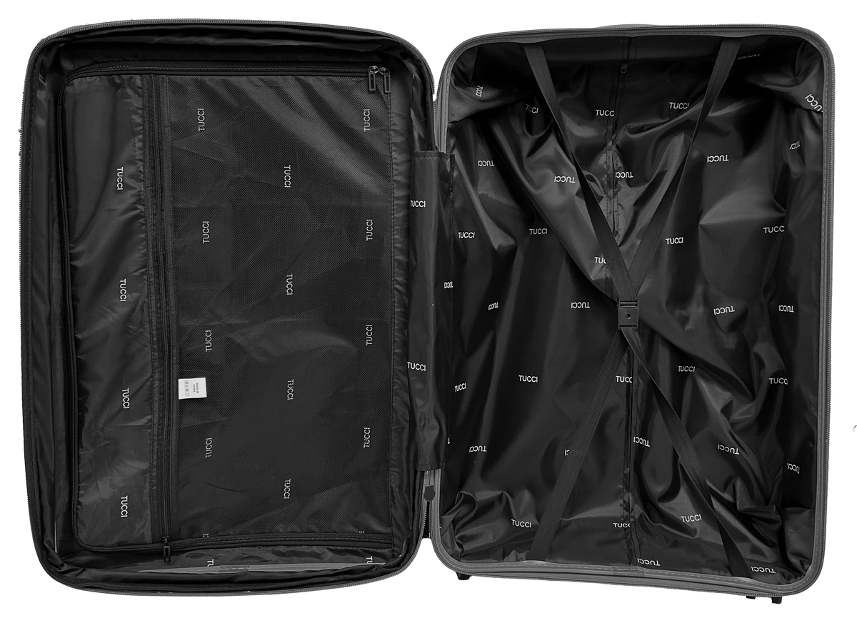 Polypropylene 3 PC Hardside Luggage Set (20", 28", 32") Matte Frosted Flexy-Armor Shell, 25% Expandable