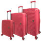 Polypropylene 3 PC Hardside Luggage Set (20", 28", 32") Matte Frosted Flexy-Armor Shell, 25% Expandable