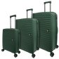 Polypropylene 3 PC Hardside Luggage Set (20", 28", 32") Matte Frosted Flexy-Armor Shell, 25% Expandable