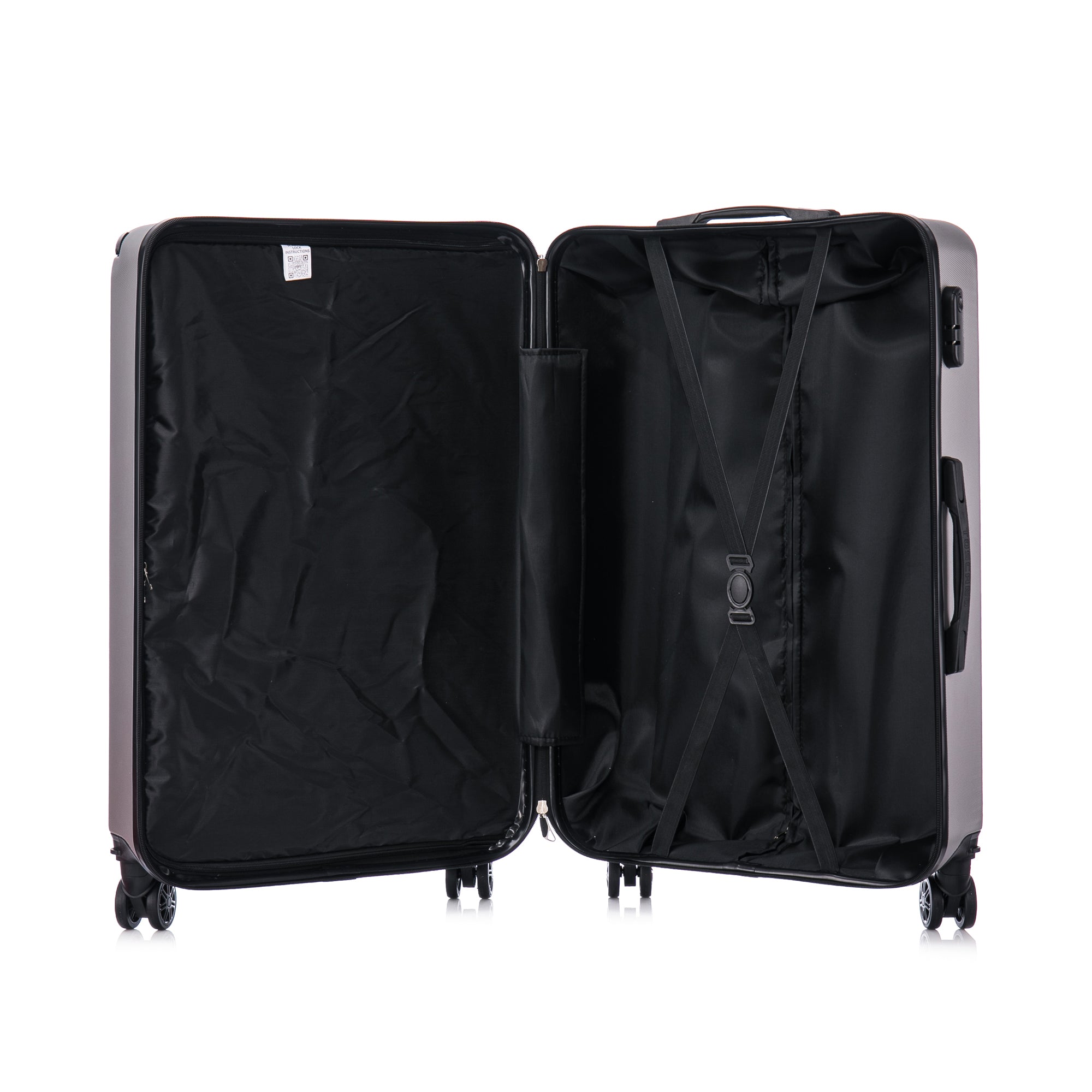 TUCCI Italy AVENZA 3PC Hardside Luggage Set (20", 24", 28")