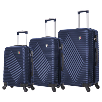 TUCCI Italy TRAVOLA 3PC Hardside Luggage Set (20", 24", 28")