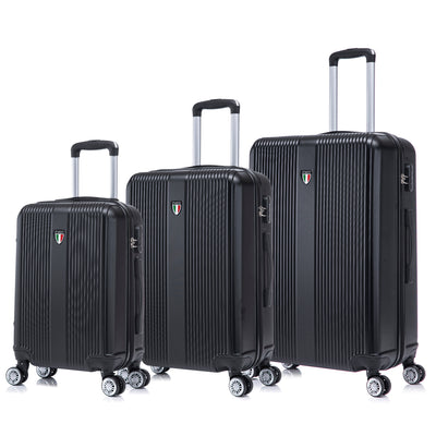 TUCCI Italy LUSTRIA 3PC Hardside Luggage Set (20", 24", 28")