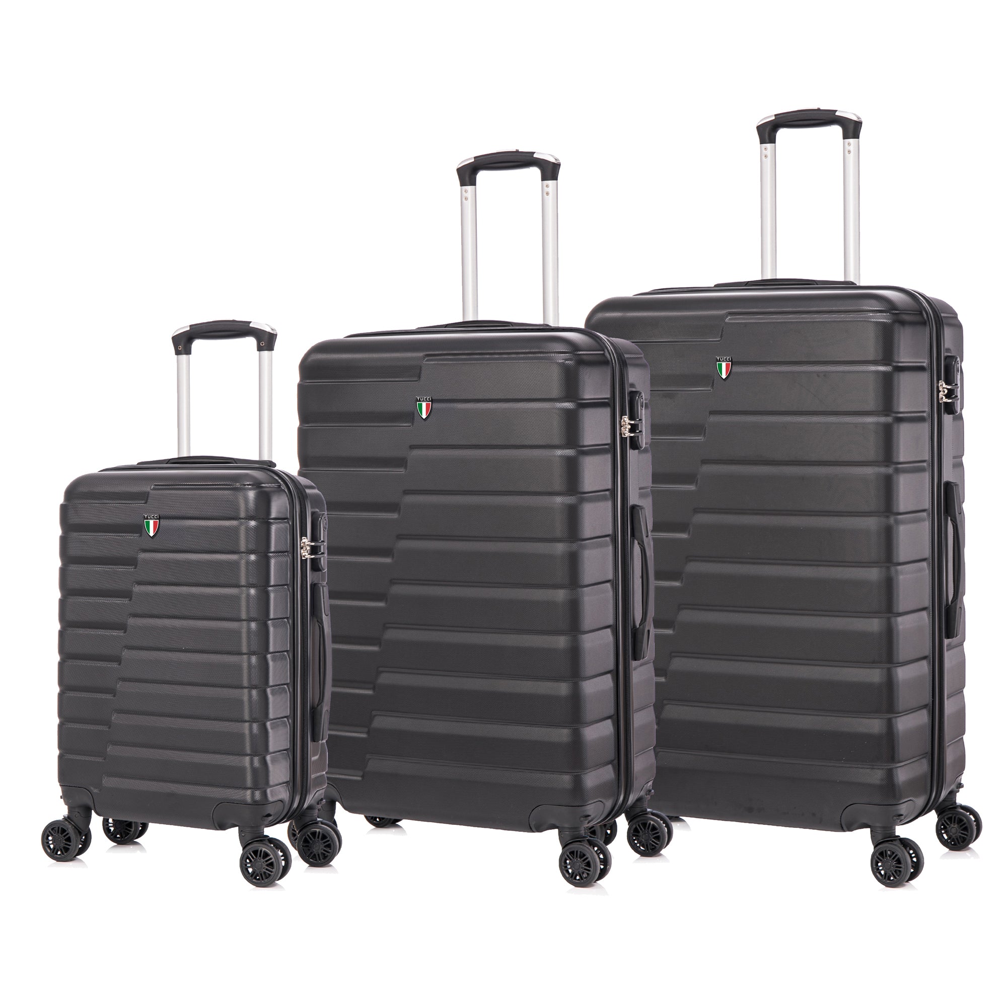 TUCCI Italy MARVELLO 3PC Hardside Luggage Set (20", 24", 28")