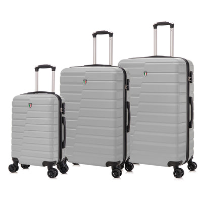 TUCCI Italy MARVELLO 3PC Hardside Luggage Set (20", 24", 28")