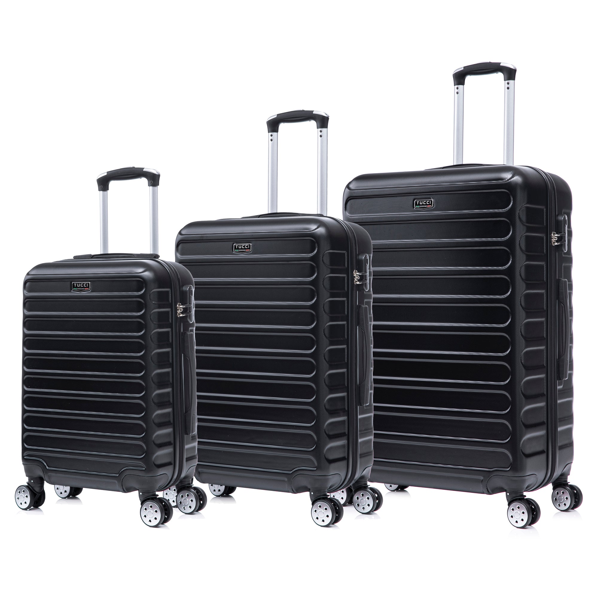 TUCCI Italy CARRAVIA 3PC Hardside Luggage Set (20", 24", 28")