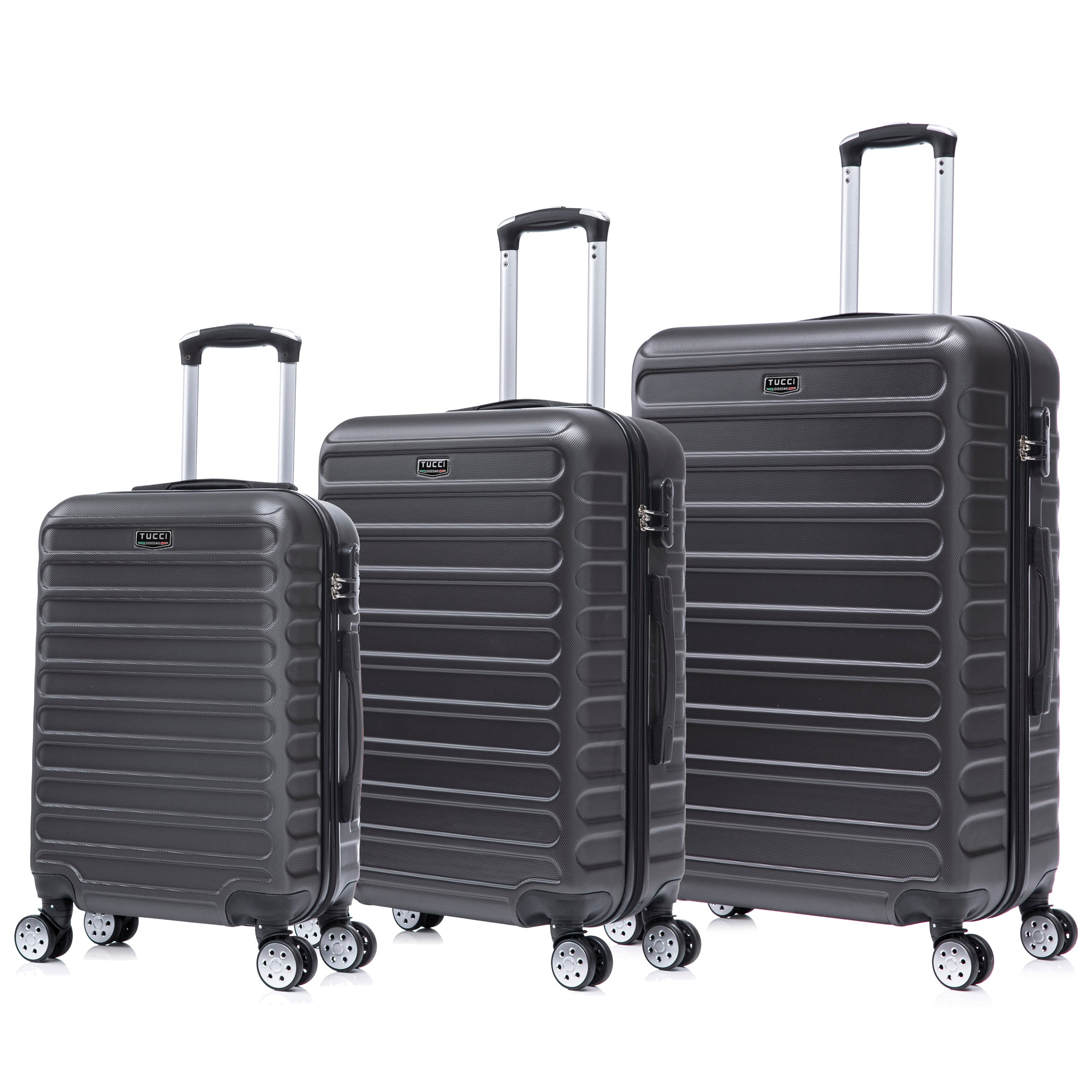 TUCCI Italy CARRAVIA 3PC Hardside Luggage Set (20", 24", 28")